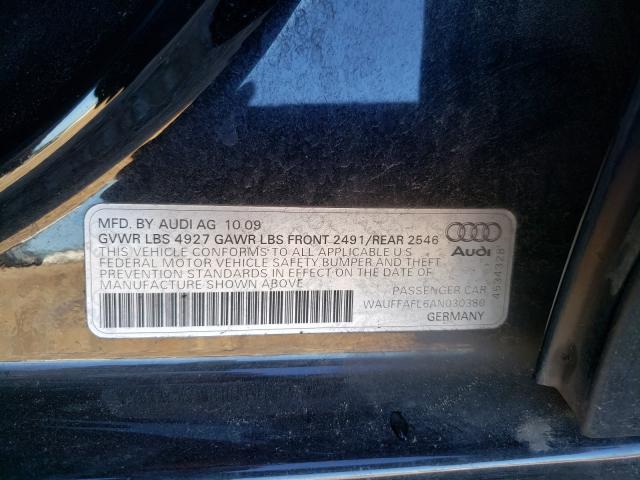 Photo 9 VIN: WAUFFAFL6AN030380 - AUDI A4 PREMIUM 