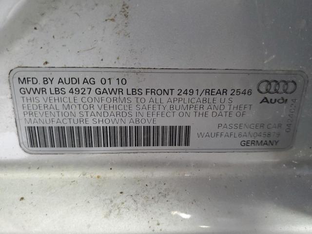 Photo 11 VIN: WAUFFAFL6AN045879 - AUDI A4 