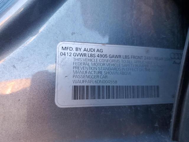 Photo 11 VIN: WAUFFAFL6DN004558 - AUDI A4 PREMIUM 