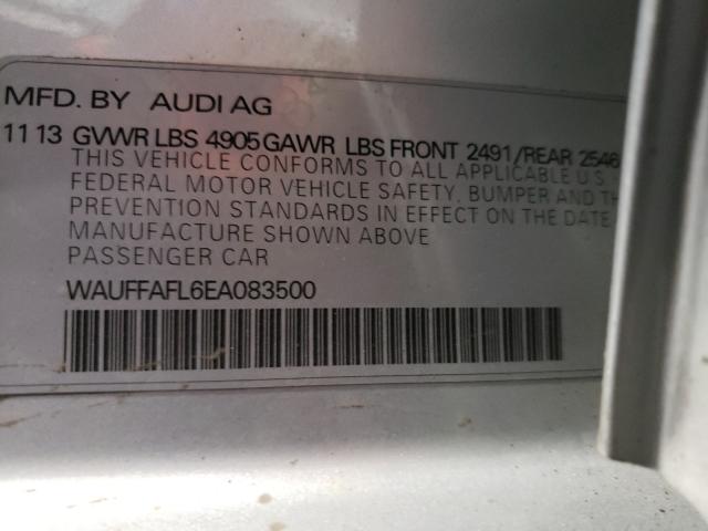 Photo 9 VIN: WAUFFAFL6EA083500 - AUDI A4 