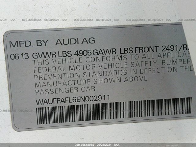 Photo 8 VIN: WAUFFAFL6EN002911 - AUDI A4 