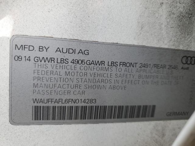 Photo 12 VIN: WAUFFAFL6FN014283 - AUDI A4 QUATTRO 