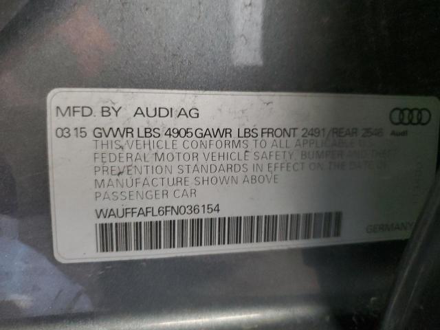 Photo 12 VIN: WAUFFAFL6FN036154 - AUDI A4 