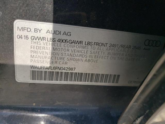 Photo 11 VIN: WAUFFAFL6FN042987 - AUDI A4 PREMIUM 