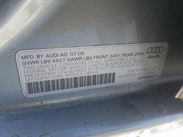 Photo 9 VIN: WAUFFAFL7AN013040 - AUDI A4 