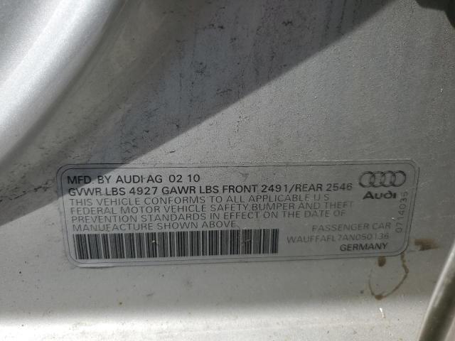 Photo 11 VIN: WAUFFAFL7AN050136 - AUDI A4 