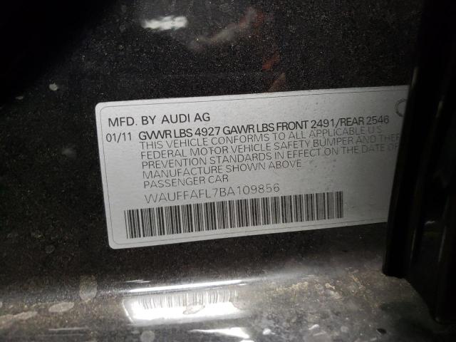 Photo 9 VIN: WAUFFAFL7BA109856 - AUDI A4 PREMIUM 