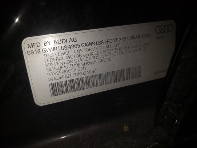 Photo 9 VIN: WAUFFAFL7DN024060 - AUDI A4 