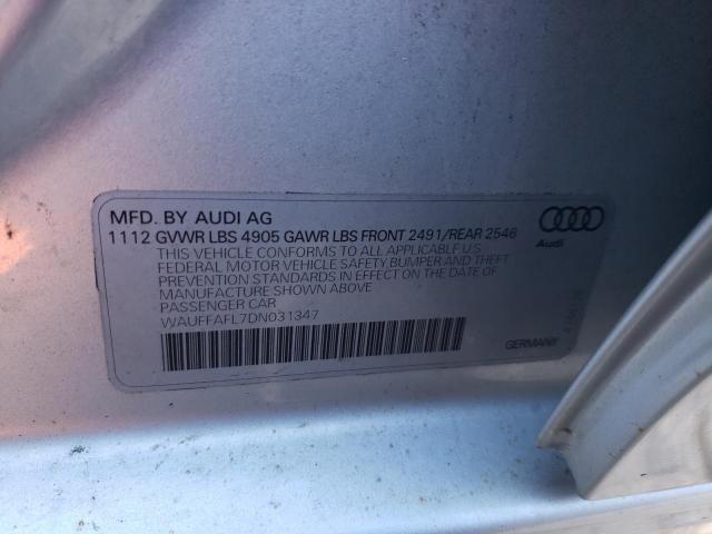 Photo 9 VIN: WAUFFAFL7DN031347 - AUDI A4 PREMIUM 