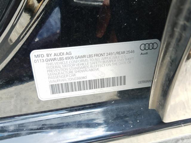 Photo 9 VIN: WAUFFAFL7DN036080 - AUDI A4 PREMIUM 