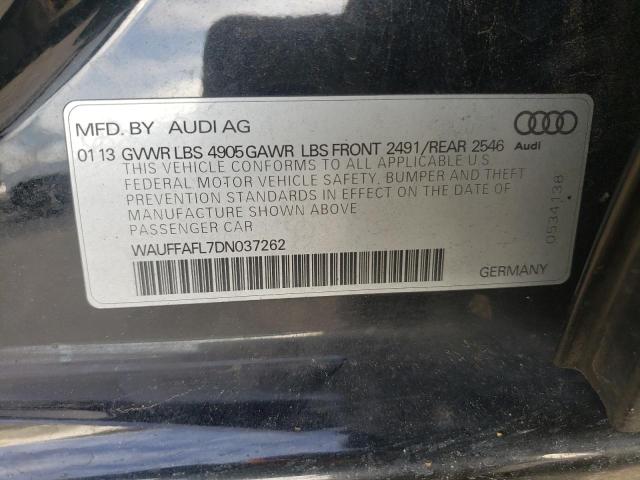 Photo 9 VIN: WAUFFAFL7DN037262 - AUDI A4 