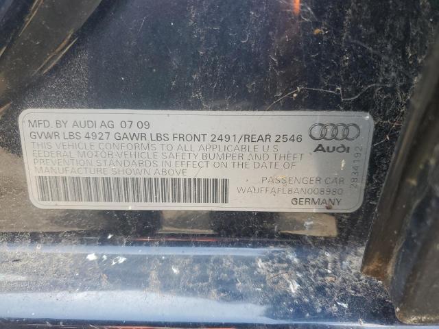 Photo 11 VIN: WAUFFAFL8AN008980 - AUDI A4 PREMIUM 