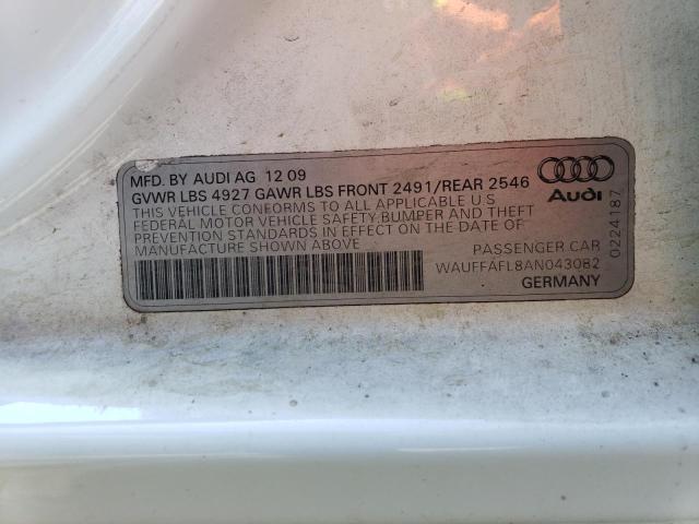 Photo 11 VIN: WAUFFAFL8AN043082 - AUDI A4 PREMIUM 