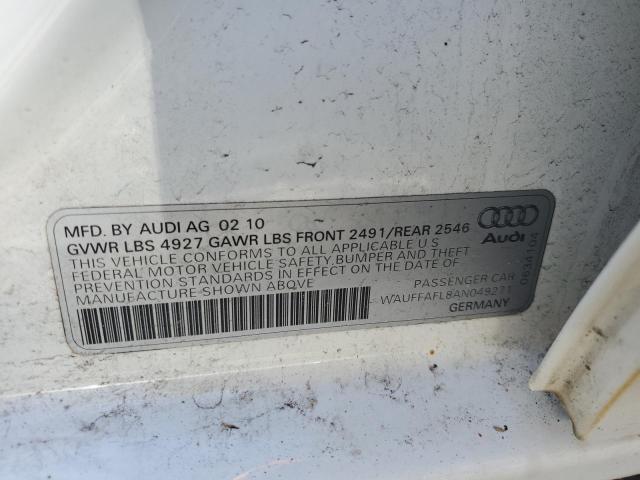 Photo 11 VIN: WAUFFAFL8AN049271 - AUDI A4 