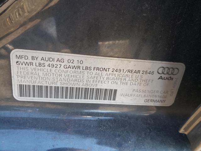 Photo 9 VIN: WAUFFAFL8AN051604 - AUDI A4 PREMIUM 