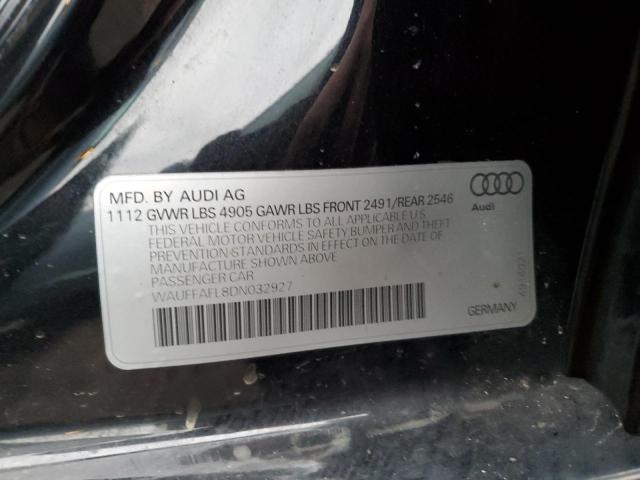 Photo 11 VIN: WAUFFAFL8DN032927 - AUDI A4 