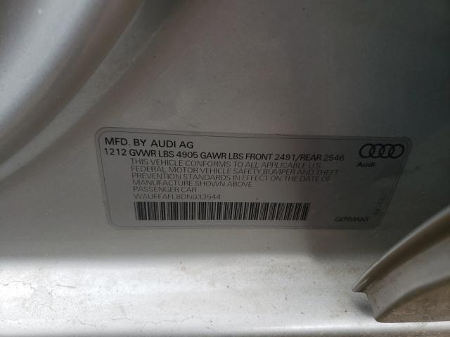 Photo 9 VIN: WAUFFAFL8DN033544 - AUDI A4 