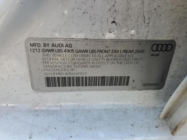 Photo 9 VIN: WAUFFAFL8DN034922 - AUDI A4 QUATTRO 