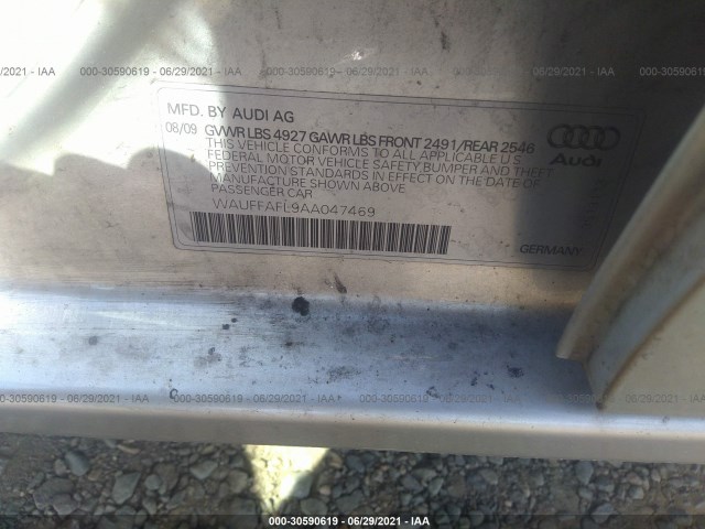 Photo 8 VIN: WAUFFAFL9AA047469 - AUDI A4 