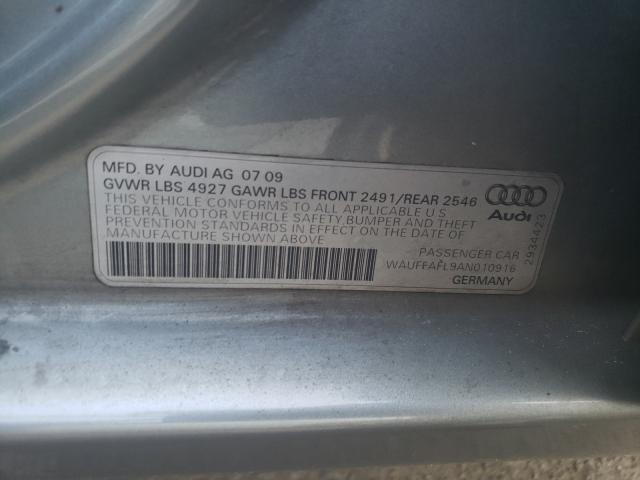 Photo 9 VIN: WAUFFAFL9AN010916 - AUDI A4 PREMIUM 