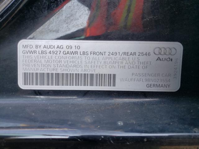 Photo 9 VIN: WAUFFAFL9BN023554 - AUDI A4 PREMIUM 