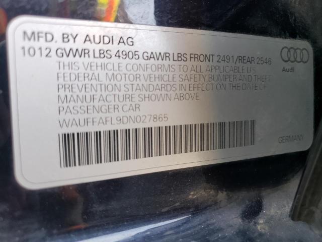 Photo 12 VIN: WAUFFAFL9DN027865 - AUDI A4 PREMIUM 