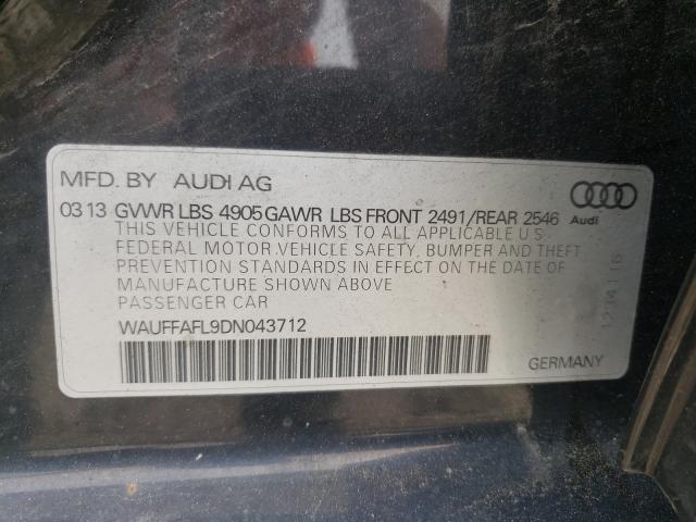 Photo 9 VIN: WAUFFAFL9DN043712 - AUDI A4 