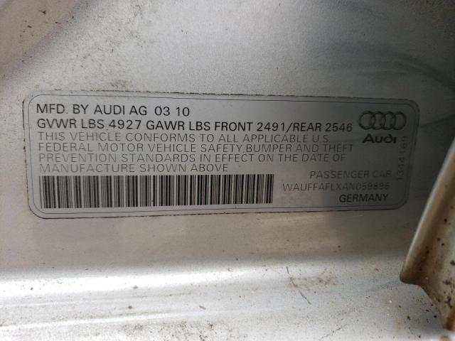 Photo 11 VIN: WAUFFAFLXAN059896 - AUDI A4 