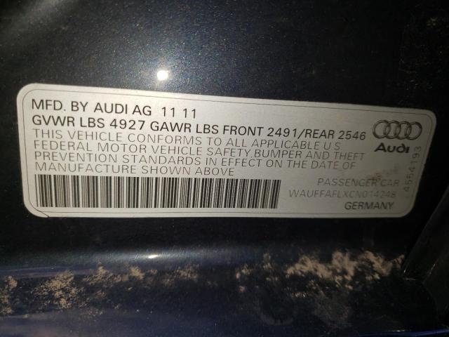 Photo 12 VIN: WAUFFAFLXCN014248 - AUDI A4 