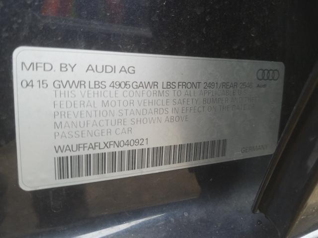 Photo 9 VIN: WAUFFAFLXFN040921 - AUDI A4 