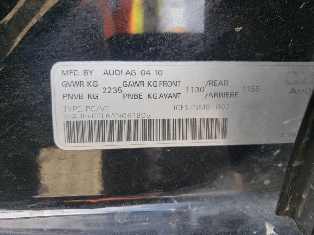 Photo 9 VIN: WAUFFCFL8AN061805 - AUDI A4 PREMIUM 