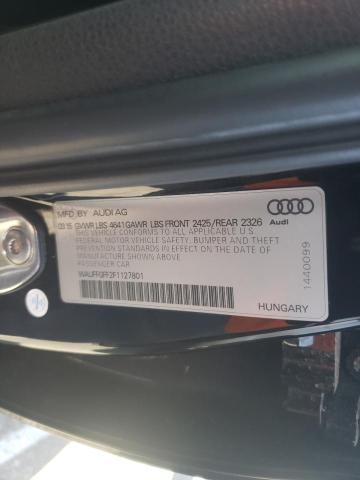 Photo 9 VIN: WAUFFGFF2F1127801 - AUDI S3 PRESTIG 