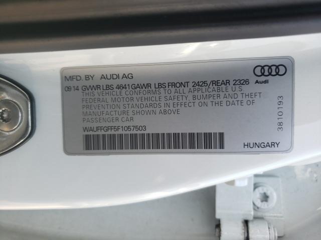 Photo 9 VIN: WAUFFGFF5F1057503 - AUDI S3 PRESTIG 