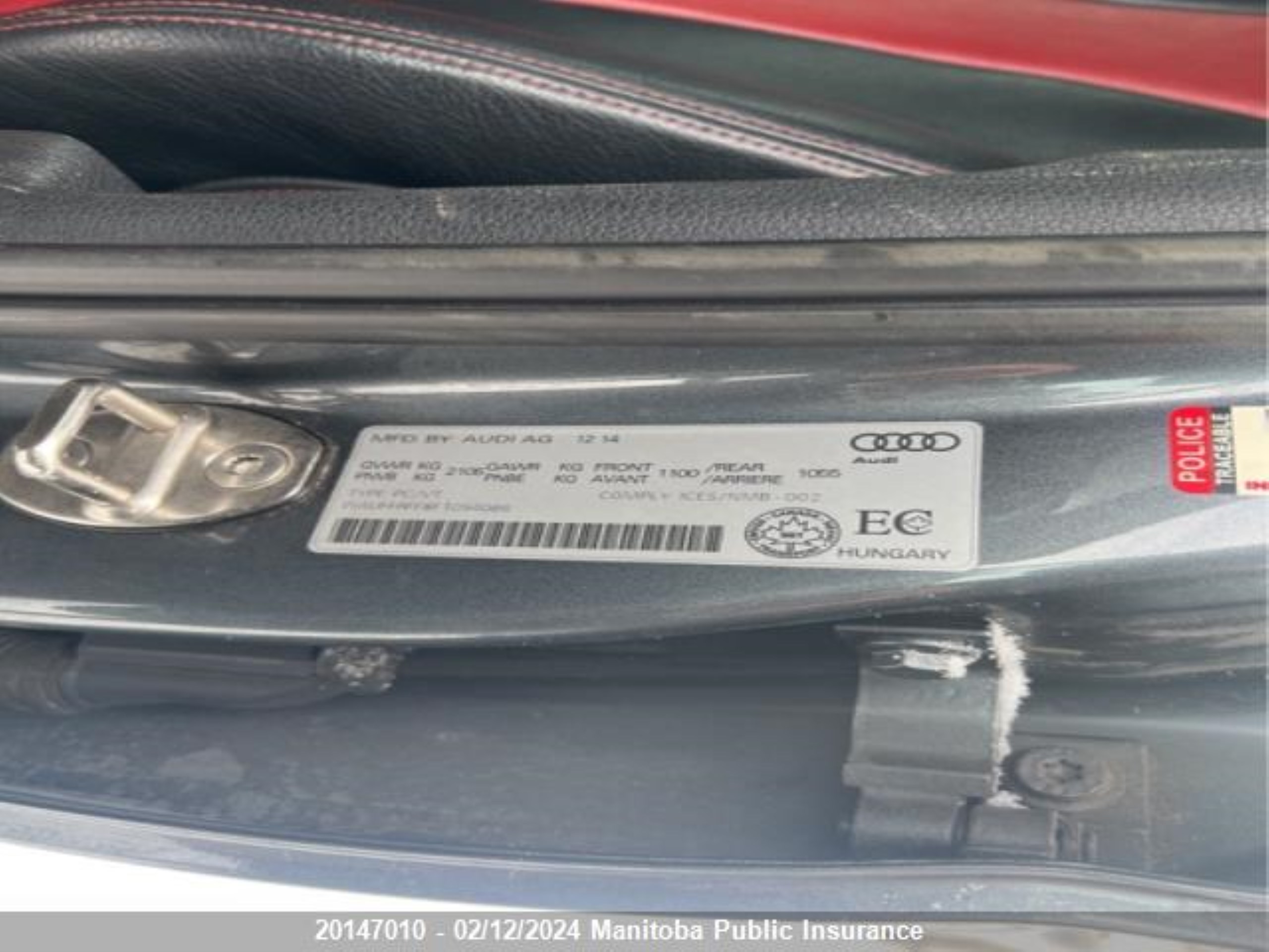 Photo 8 VIN: WAUFFRFF8F1094086 - AUDI S3 