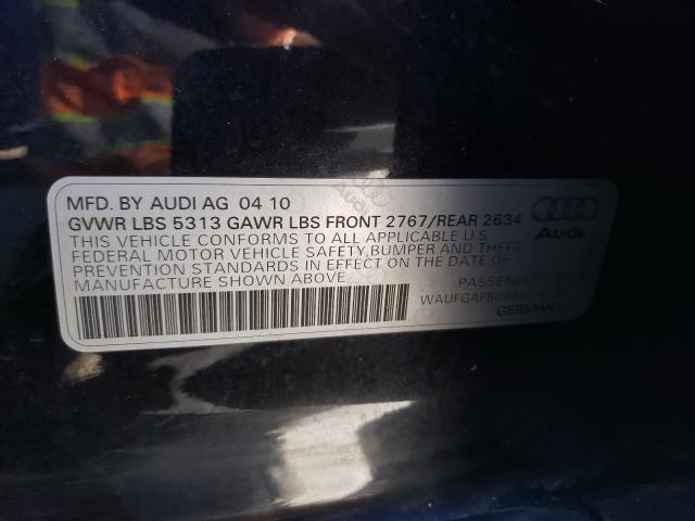 Photo 9 VIN: WAUFGAFB0AN078235 - AUDI A6 PREMIUM 