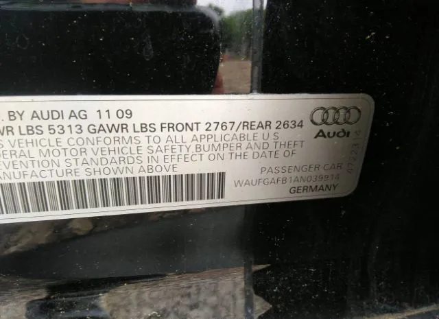 Photo 8 VIN: WAUFGAFB1AN039914 - AUDI A6 