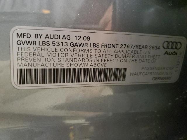 Photo 11 VIN: WAUFGAFB1AN047575 - AUDI A6 PREMIUM 