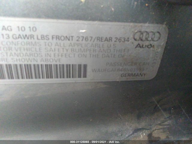 Photo 8 VIN: WAUFGAFB4BN035857 - AUDI A6 