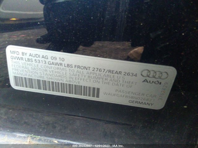 Photo 8 VIN: WAUFGAFB5BN026827 - AUDI A6 