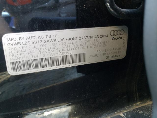 Photo 9 VIN: WAUFGAFBXAN069333 - AUDI A6 