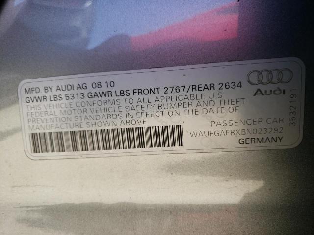 Photo 11 VIN: WAUFGAFBXBN023292 - AUDI A6 PREMIUM 