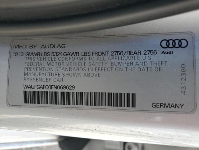 Photo 11 VIN: WAUFGAFC0EN069629 - AUDI A6 PREMIUM 