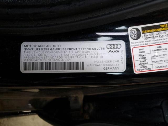 Photo 9 VIN: WAUFGAFC1CN066543 - AUDI A6 PREMIUM 