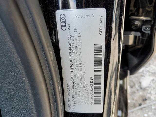 Photo 12 VIN: WAUFGAFC2GN003389 - AUDI A6 