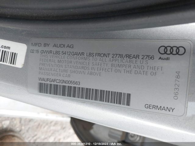 Photo 8 VIN: WAUFGAFC2GN005563 - AUDI A6 