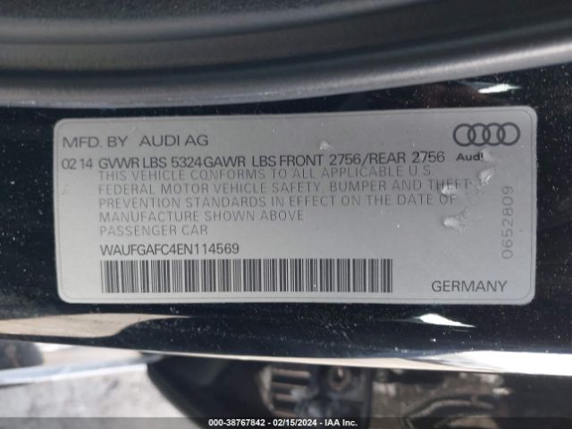 Photo 8 VIN: WAUFGAFC4EN114569 - AUDI A6 