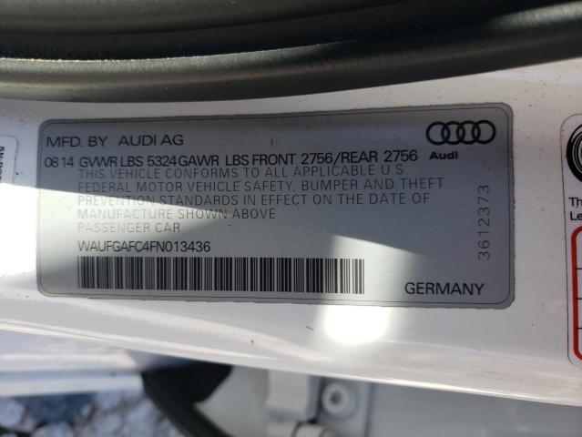 Photo 9 VIN: WAUFGAFC4FN013436 - AUDI A6 PREMIUM 