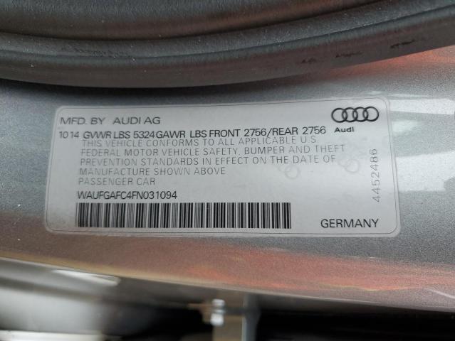 Photo 12 VIN: WAUFGAFC4FN031094 - AUDI A6 PREMIUM 