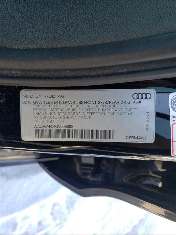 Photo 9 VIN: WAUFGAFC4GN008898 - AUDI A6 PREMIUM 