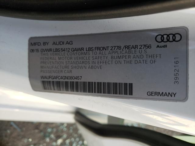 Photo 9 VIN: WAUFGAFC4GN080457 - AUDI A6 PREMIUM 